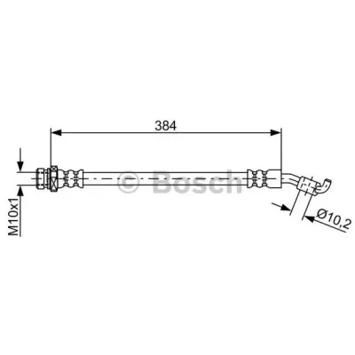 Billede af BOSCH 1 987 481 884 Bremseslange 334