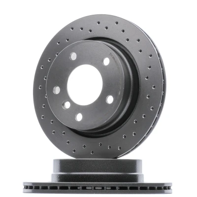 Billede af BREMBO 09.7727.1X Bremseskiver 276 19 5 perforeret/indv. ventileret coatet højkarboniseret med skruer BMW: 3 Sedan, Touring, Coupe