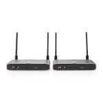 Billede af Trådløs HDMI Transmitter Wi Fi 5.15 5.85 MHz 100.0 m (synsfelt) Maksimal opløsning: Full HD 1080p 6.75 Gbps IR Retur funktion ABS Antracit