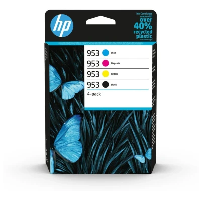 Billede af Value pack! HP 953 BK C M Y blækpatron 53,5 ml 6ZC69AE original