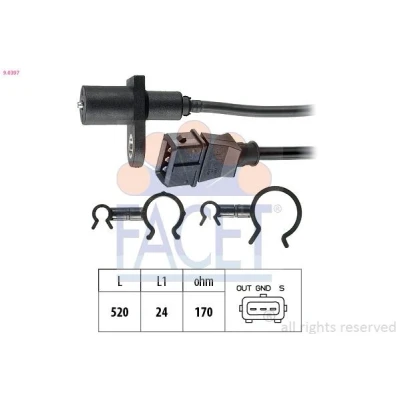 Billede af FACET 9.0397 Impulsensor Made in Italy OE Equivalent VOLVO: 760 Sedan, 940 I II Stationcar