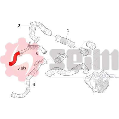 Billede af SEIM 981748 Trykslange DACIA: LOGAN MCV 2, Dokker Stationcar, RENAULT: Clio 4