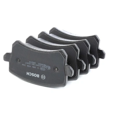Billede af BOSCH 0 986 494 344 Bremseklodser Low Metallic med anti knirke plade VOLKSWAGEN: Tiguan I, Golf 5, SEAT: Alhambra II
