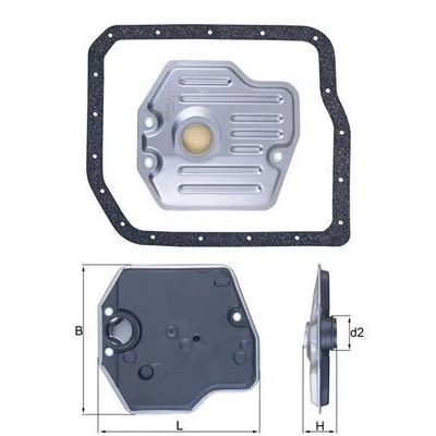 Billede af MAHLE ORIGINAL HX 245D Automatfilter med pakning TOYOTA: Avensis III Stationcar, Camry IV Sedan, Corolla IX Hatchback