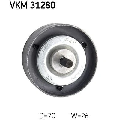 Billede af SKF VKM 31280 Remstrammerhjul VOLKSWAGEN: LT 28 46 II Ladvogn / Chassis
