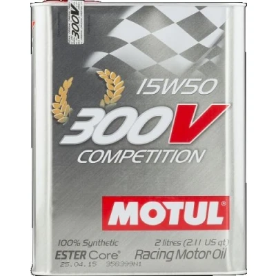 Billede af Motul 300V Competition ESTER Core Techn. 15W 50 2l Motorolie 104244 VOLKSWAGEN: Golf 4, Touran I, 5, SKODA: Fabia 2, Octavia II Hatchback