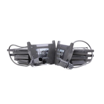 Billede af BOSCH 0 986 494 216 Bremseklodser Low Metallic med indbygget slidsensor anti knirke plade, monteringsvejledning AUDI: A4 B8 Avant, B7 Avant