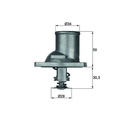 Billede af MAHLE ORIGINAL TI 1 92 Termostat med pakning OPEL: Vectra B Sedan, Calibra A, Omega Caravan