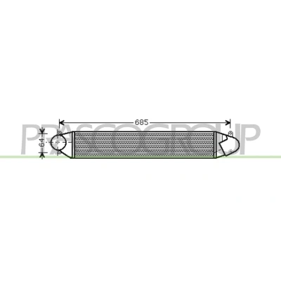 Billede af PRASCO ST052N001 Intercooler