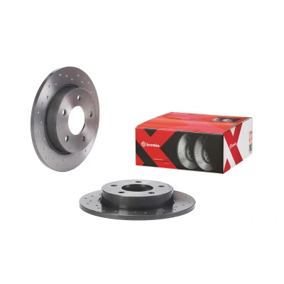 Billede af BREMBO 08.A029.1X Bremseskiver 265 11 5 fuldstændigt, hullet coatet MAZDA: 5, 3 Hatchback, Sedan