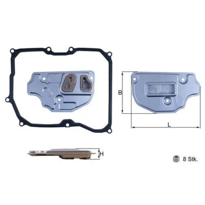Billede af MAHLE ORIGINAL HX 256D Automatfilter med pakning VOLKSWAGEN: Touran I, Passat B6 Variant, Golf 6, SKODA: Superb II Stationcar, SEAT: Altea, Altea XL