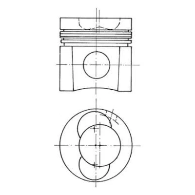 Billede af KOLBENSCHMIDT 93137600 Motor Stempel 108