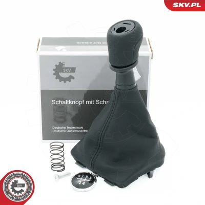 Billede af ESEN SKV 63SKV497 Gearknop 5 gears PU (polyuretan), Læder VOLKSWAGEN: Transporter 5, Multivan (7HM, Bus