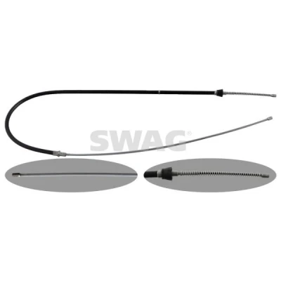 Billede af SWAG 30 94 8302 Håndbremsekabel bagved til venstre, højre 1518, 810mm VOLKSWAGEN: up! Hatchback, SEAT: Mii, SKODA: Citigo Hatchback