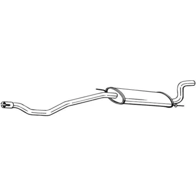 Billede af BOSAL 283 921 Lydpotte VOLKSWAGEN: Transporter 4 Bus,