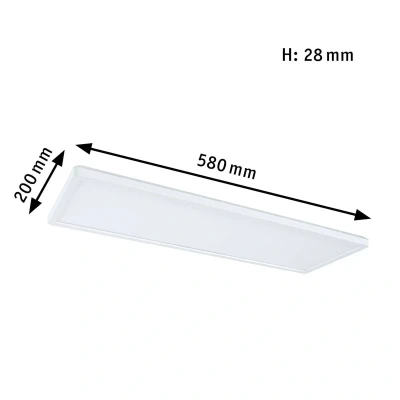 Billede af Paulmann Atria Shine panel on/off hvid 840 58x20cm