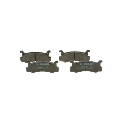 Billede af BOSCH 0 986 460 080 Bremseklodser Low Metallic med anti knirke plade, monteringsvejledning MAZDA: MX 3, FAMILIA 4