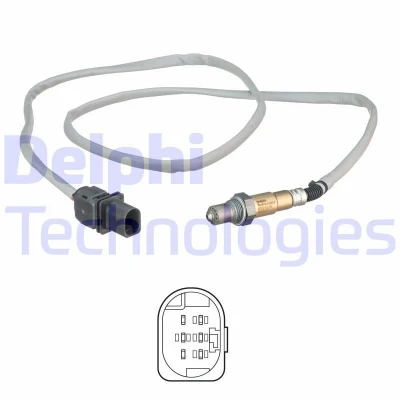Billede af DELPHI ES21275 12B1 Lambdasonde bredbånd lambda sonde, opvarmet BMW: 3 Sedan, Touring, 5 Sedan