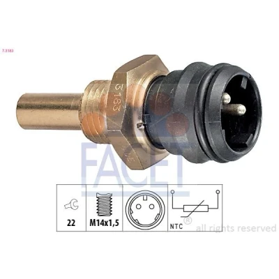 Billede af FACET 7.3183 Sensor, kølevæsketemp. Made in Italy OE Equivalent