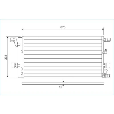 Billede af VALEO 822596 Kondensator med tørrer Aluminium 331 AUDI: A4 B9 Avant