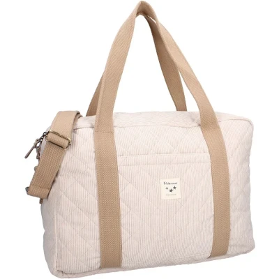 Billede af Kidzroom Care Milan Thinking Little Thoughts Pusletaske, Beige