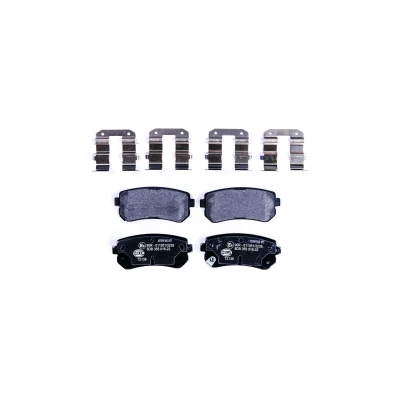 Billede af HELLA 8DB 355 016 221 Bremseklodser med akustisk advarsel for slid tilbehør KIA: Picanto II, cee‘d I Stationcar, Hatchback