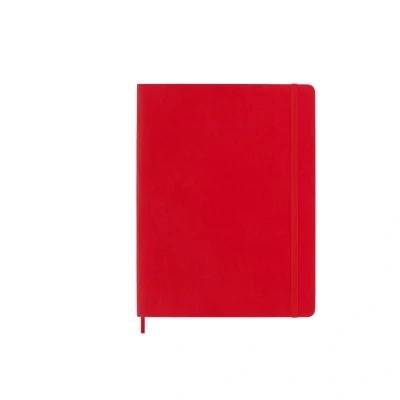 Billede af Moleskine Notesbog XL Foret Blødt Omslag Scarlet Red