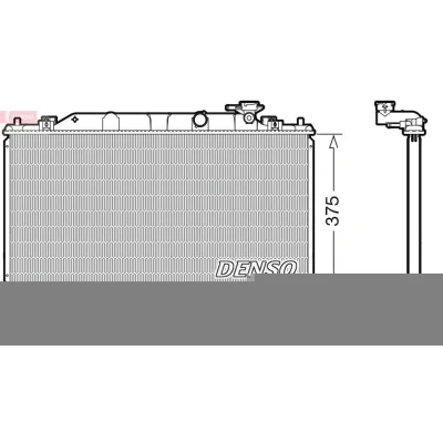 Billede af DENSO DRM44044 Radiator 728mm 375mm 27mm