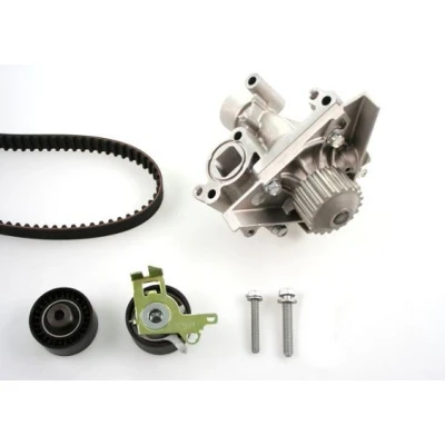 Billede af HEPU PK08971 Vandpumpe + Tandremssæt med skruer, skruesæt 153 PEUGEOT: 206 Hatchback, 307 Stationcar, 407 SW, CITROËN: C4 I Hatchback