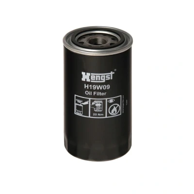Billede af HENGST filter H19W09 Oliefilter M26x1,5 Påskruet