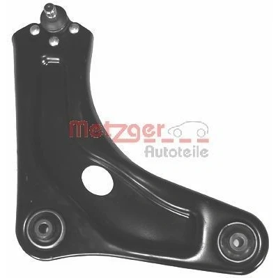 Billede af METZGER 58061402 Bærearm med bære /styreled, gummileje højre foraksel krydsarm PEUGEOT: 208 I Hatchback, 207 SW, Hatchback