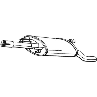Billede af BOSAL 279 653 Lydpotte VOLKSWAGEN: GOLF 2
