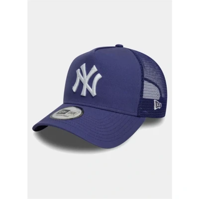 Billede af New Era League Essential Trucker Unisex Caps, Størrelse: One Size, Purple/white