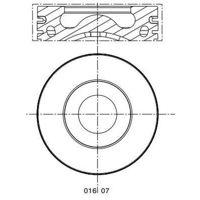 Billede af Stempel MAHLE ORIGINAL 016 07 00