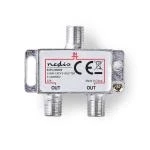 Billede af CATV Splitter 5 1000 MHz Tab af indsættelse: 4.2 dB Antal output: 2 75 Ohm Zinc