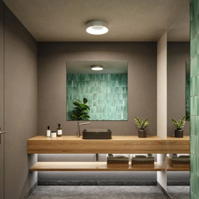 Billede af Paulmann HomeSpa Casca loftslampe Ø30cm aluminium