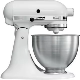 Billede af KitchenAid Køkkenmaskine Med Vippehoved 4,3 L Classic 5k45ss White