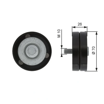 Billede af GATES FleetRunner Micro V Kit T36363 Remstrammerhjul