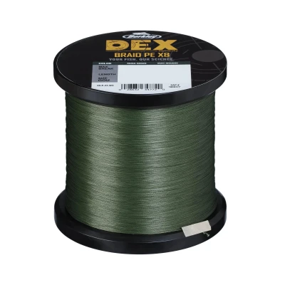 Billede af Berkley Dex X8 Braided line Moss Green 0.04mm / 4.1kg 3000m fishing