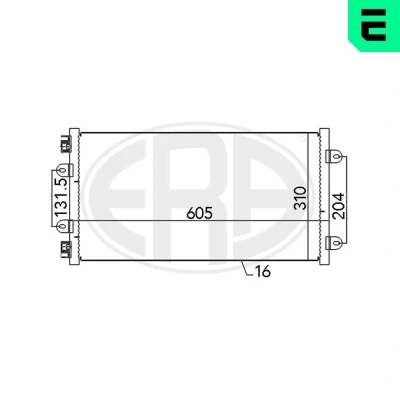 Billede af ERA 667014 Kondensator uden tørrer