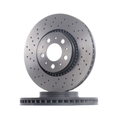 Billede af BREMBO XTRA LINE 09.9130.1X Bremseskiver 305 28 5 perforeret/indv. ventileret coatet højkarboniseret med skruer VOLVO: S80 I, V70 2, S60 I
