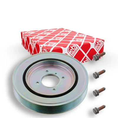 Billede af febi BILSTEIN 33788 Remskive Krumtapaksel 6PK 153 5 med skruer, til krumtap Plus