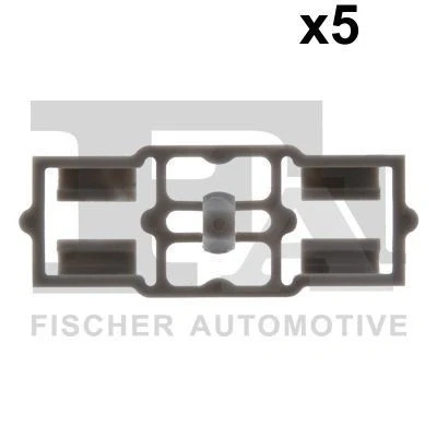 Billede af FA1 10 40075.5 Clips, side /beskyttelseslister grå