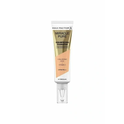 Billede af MAX Factor Miracle PURE Skinimproving Foundation 30 Porcelain 30ML Foundation, Dame, Størrelse: ml, Multicolor
