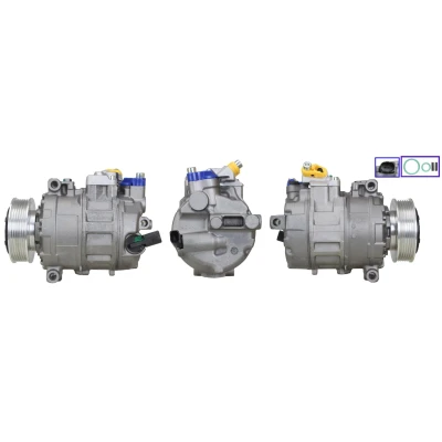 Billede af ELSTOCK 51 0831 Kompressor PAG 46 R 134a med pakninger VOLKSWAGEN: Multivan 5 (7HM, Transporter Bus