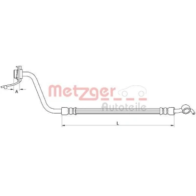 Billede af Bremseslange METZGER 4111056