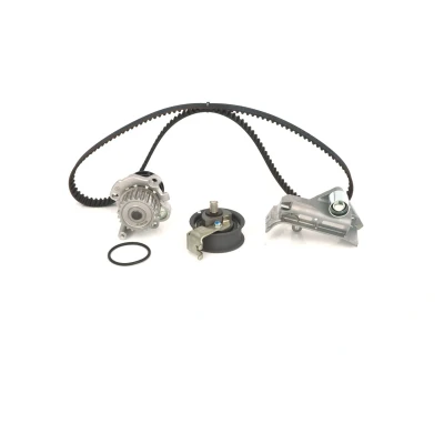 Billede af BOSCH 1 987 946 493 Vandpumpe + Tandremssæt med spændedæmper, strammehjul 150 1200mm 23mm VOLKSWAGEN: Golf 4, 4 Variant, Bora Sedan