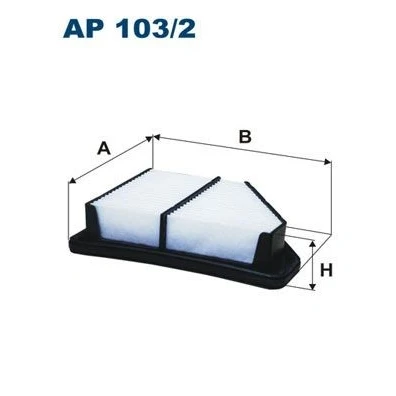 Billede af FILTRON AP 103/2 Luftfilter 45 200 168 Filterindsats HONDA: CIVIC 8 Hatchback