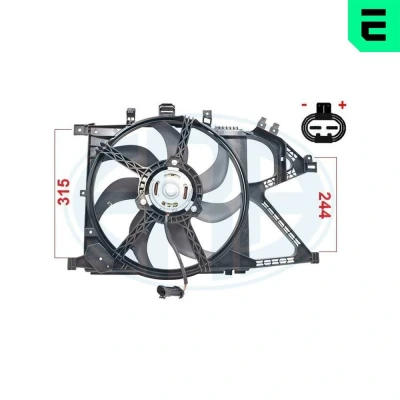 Billede af ERA 352128 Køleventilator 385 12