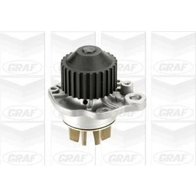 Billede af GRAF PA653 Vandpumpe 28 med tætningsring mekanisk Messing 69,8 til tandremsdrift CITROËN: XM II Hatchback, PEUGEOT: 406 Sedan
